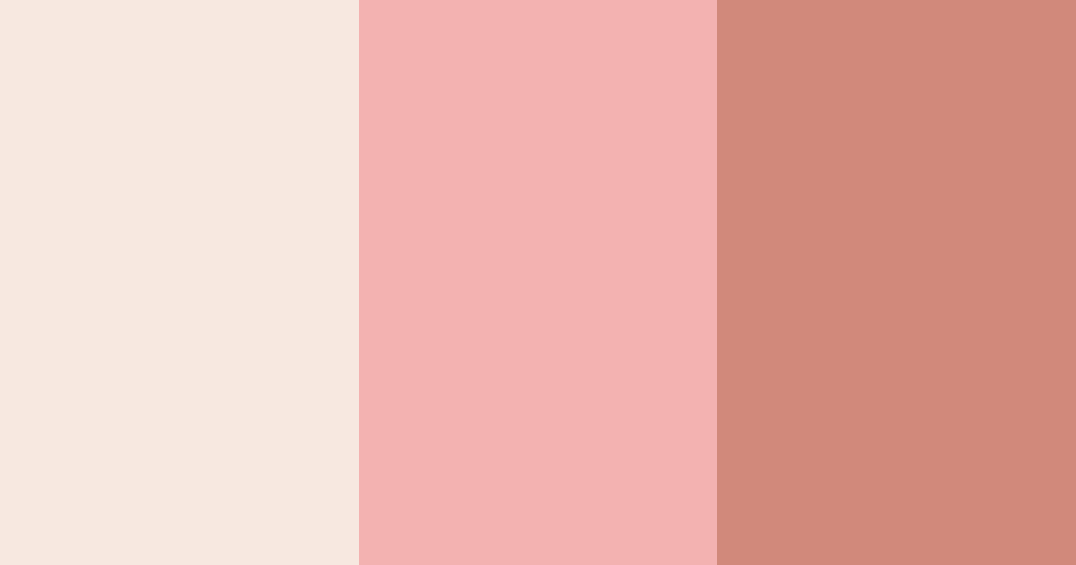 Download peachy bridal color palette PNG image (landscape)