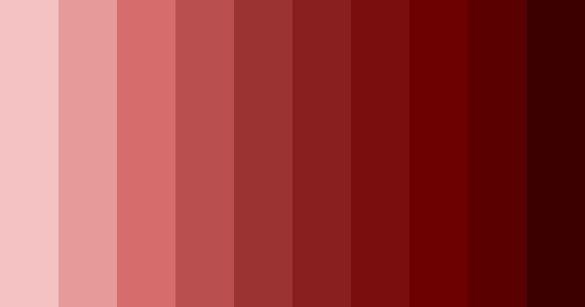 Download dark red serenade color palette PNG image (landscape)