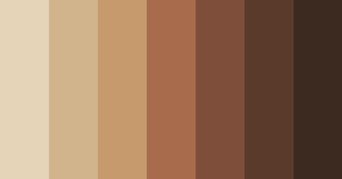 Download brown wooden door color palette PNG image (landscape)