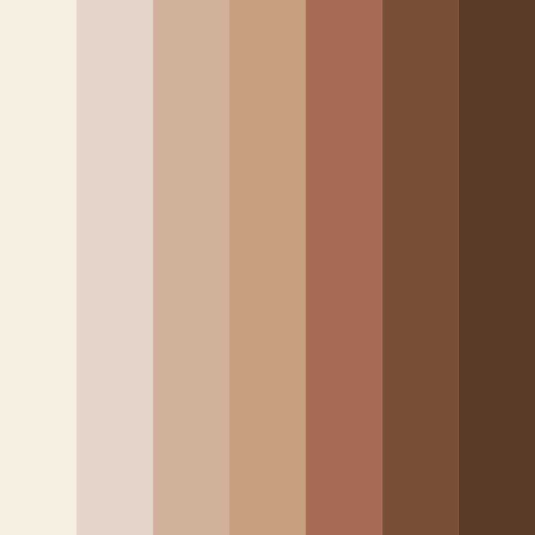 Download vintage manuscript color palette PNG image (square)