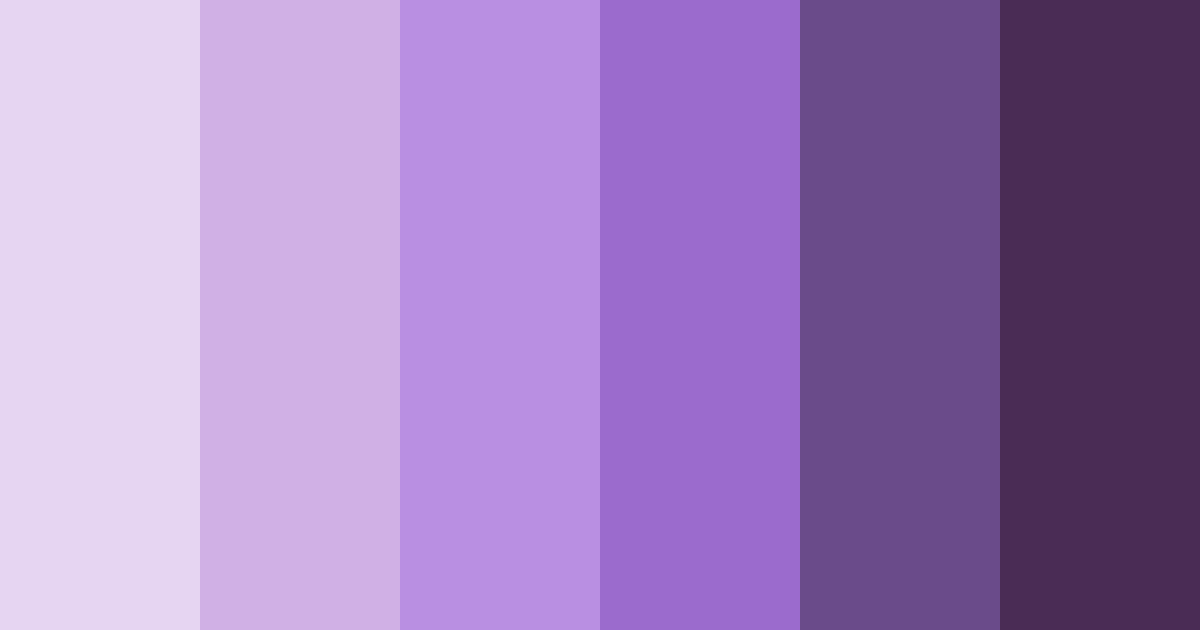 Download lavender dreams color palette PNG image (landscape)