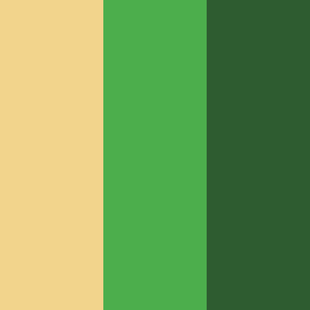 Download golden glade color palette PNG image (square)