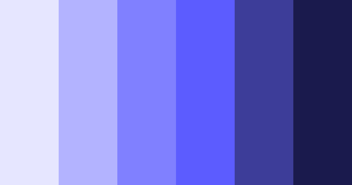 Download shades of violet color palette PNG image (landscape)