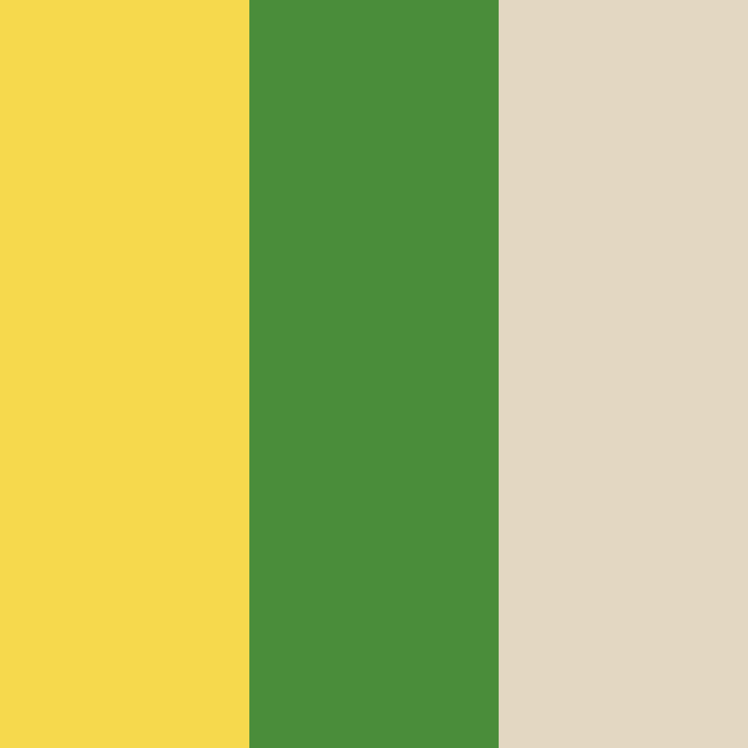 Download golden green color palette PNG image (square)