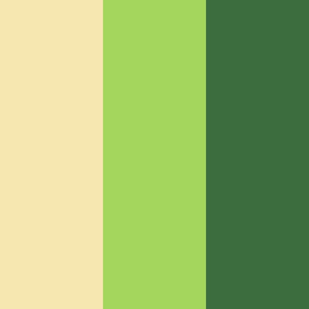 Download gold green milk color palette PNG image (square)