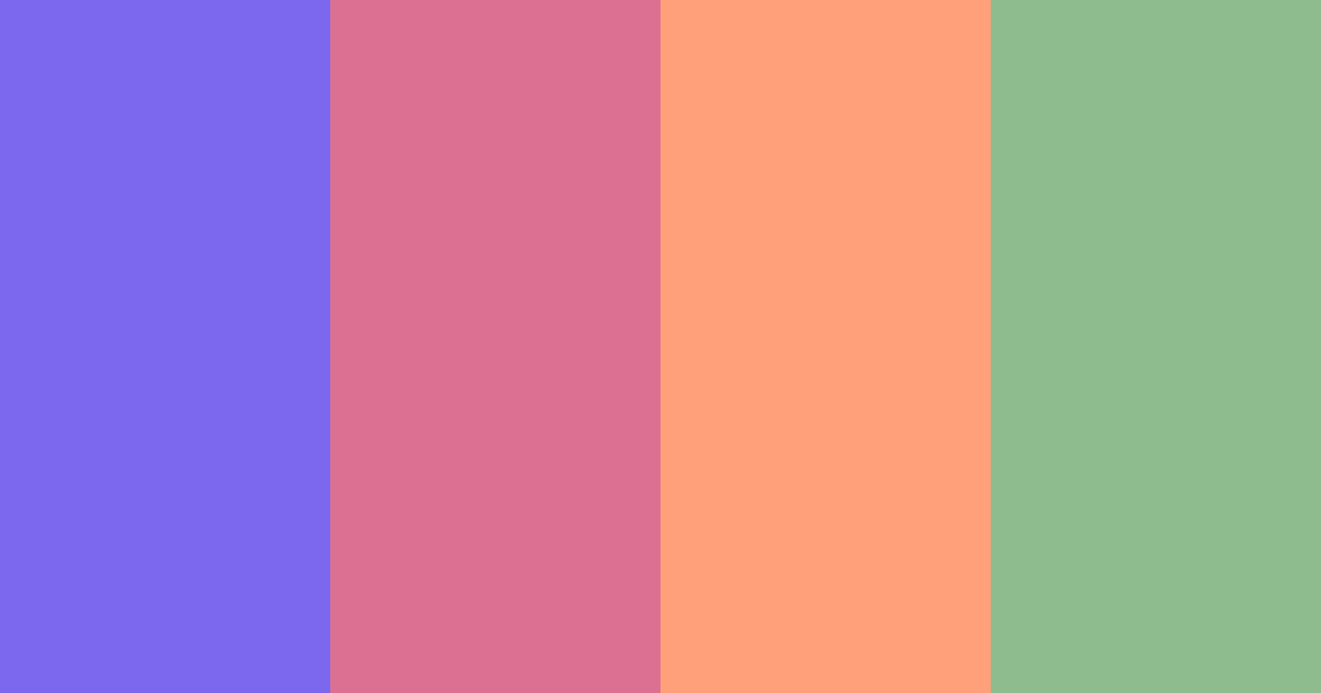 Download lavender blush sunset color palette PNG image (landscape)