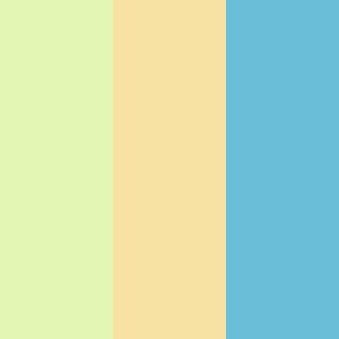 Download bright blue green color palette PNG image (square)