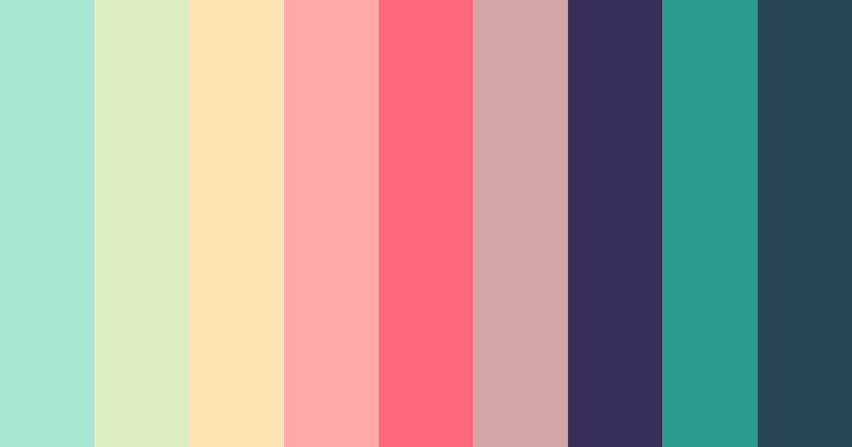 Download oceanic serenity color palette PNG image (landscape)