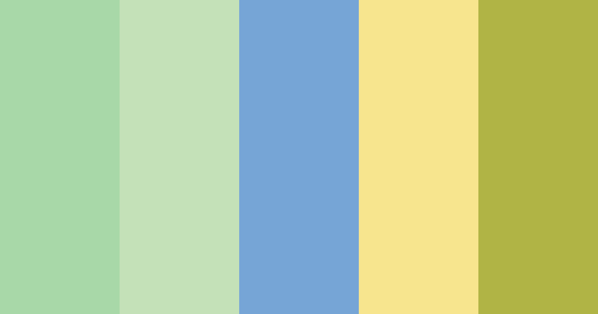 Download lush horizon color palette PNG image (landscape)