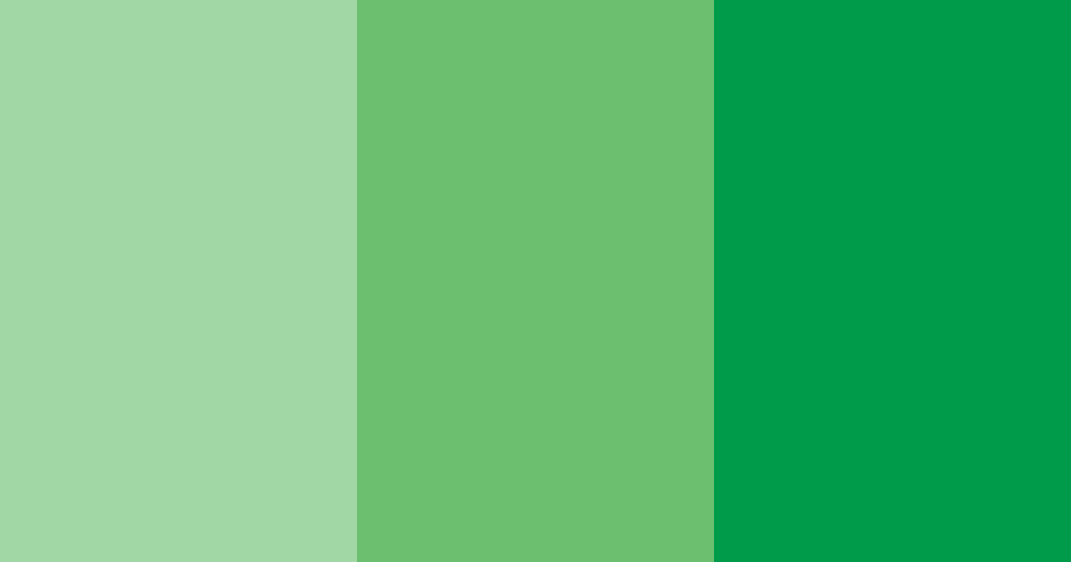 Download emerald harmony color palette PNG image (landscape)