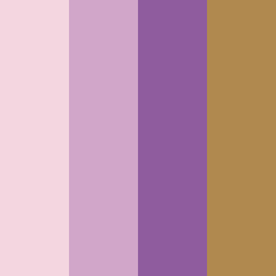 Download whimsical blooms color palette PNG image (square)