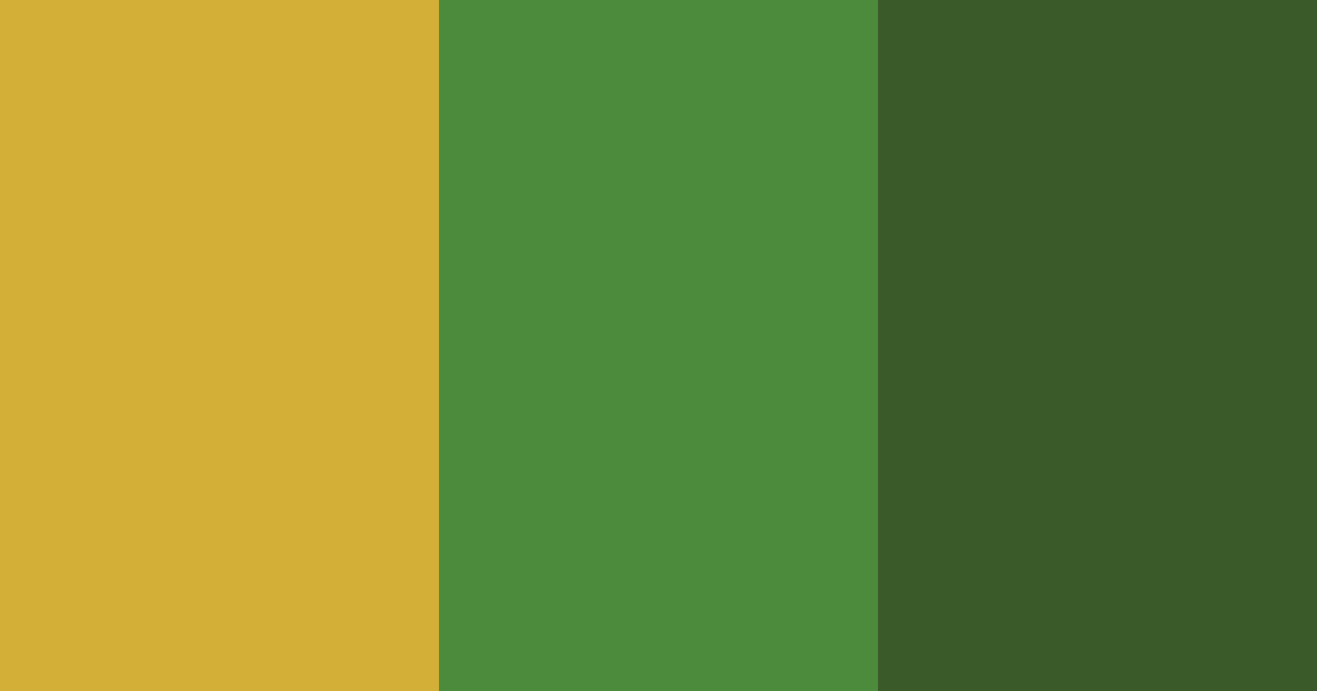 Download dark green gold color palette PNG image (landscape)