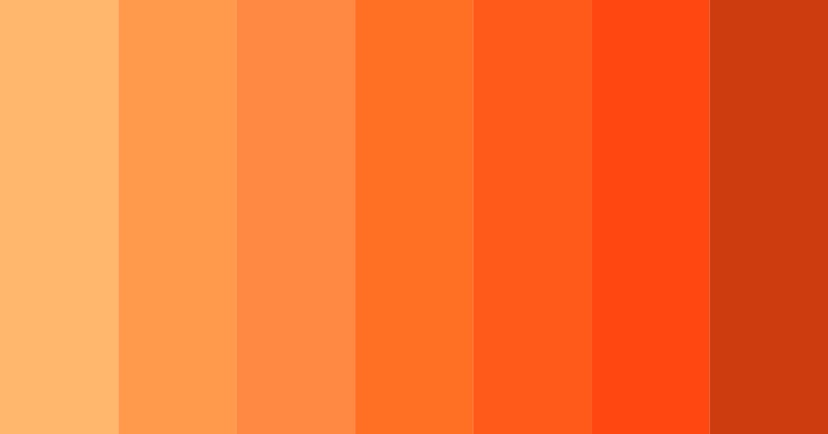 Download sunset inferno color palette PNG image (landscape)