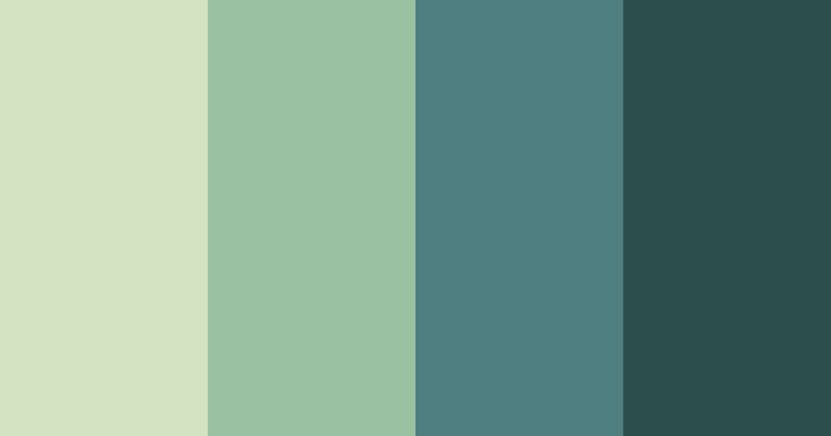 Download emerald dragon's breath color palette PNG image (landscape)