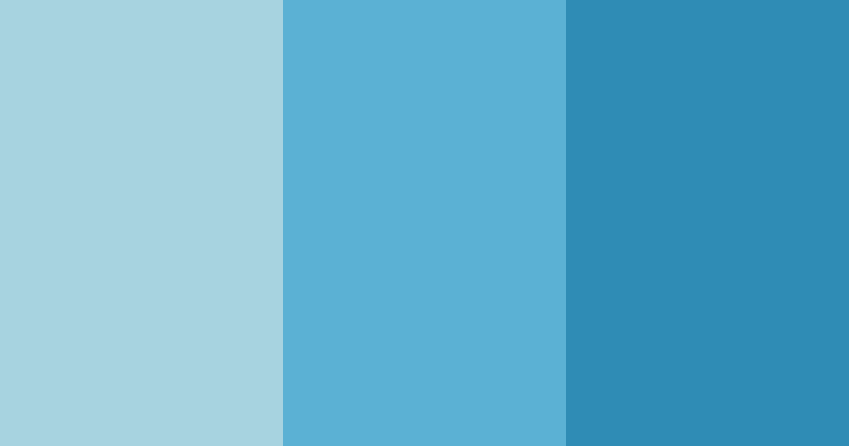 Download light hellblau color palette PNG image (landscape)