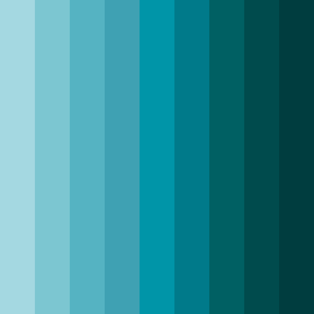 Download tiffany's tranquil tides color palette PNG image (square)