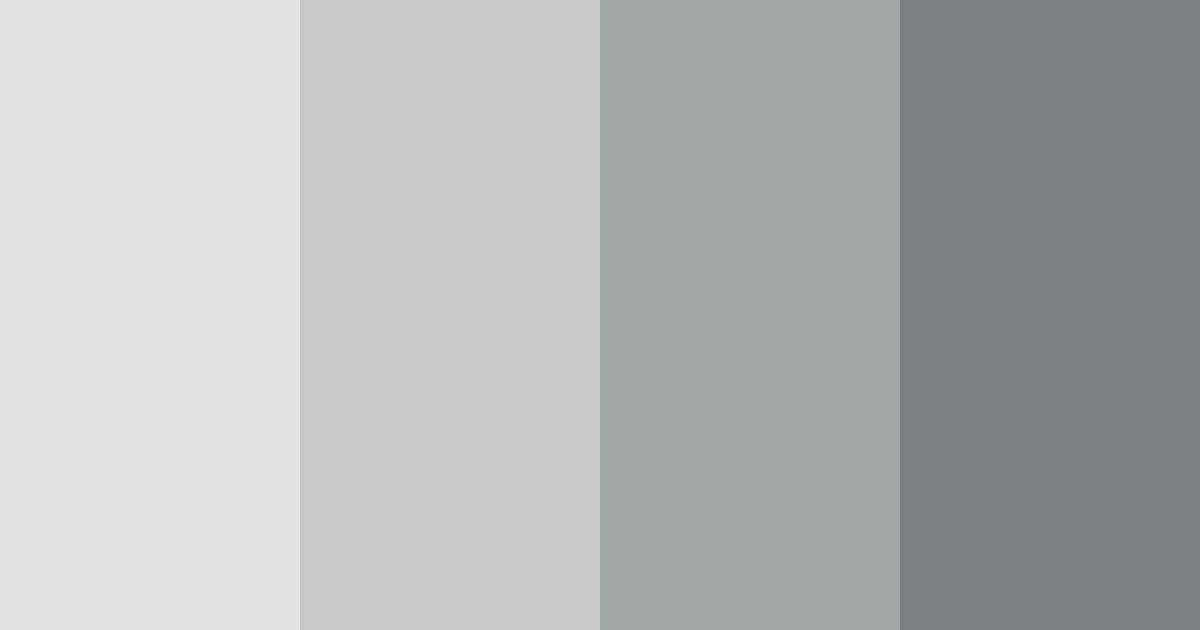 Download gray shades color palette PNG image (landscape)