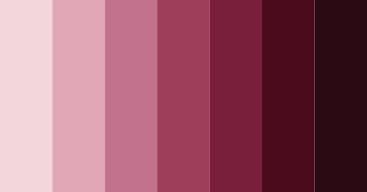 Download burgundy elegance color palette PNG image (landscape)