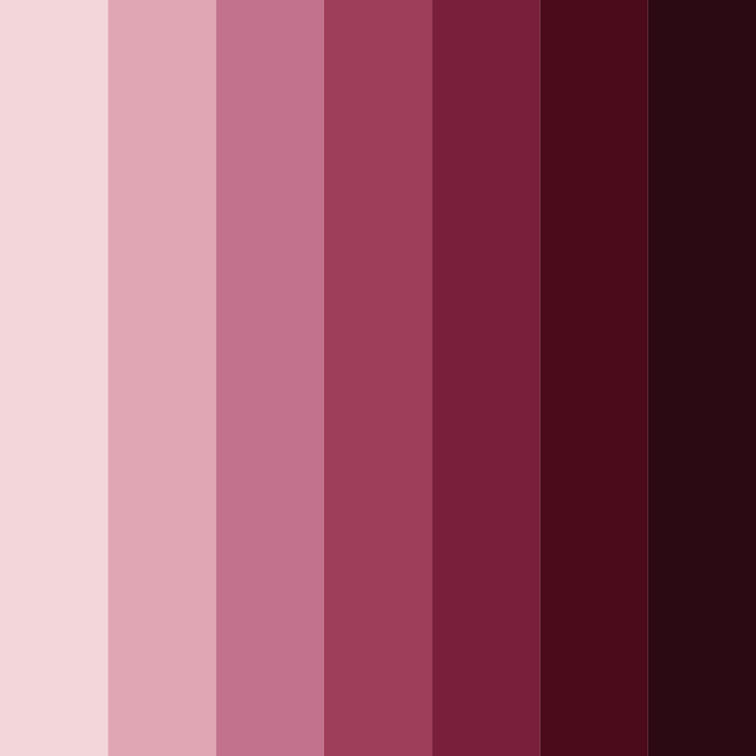Download burgundy elegance color palette PNG image (square)