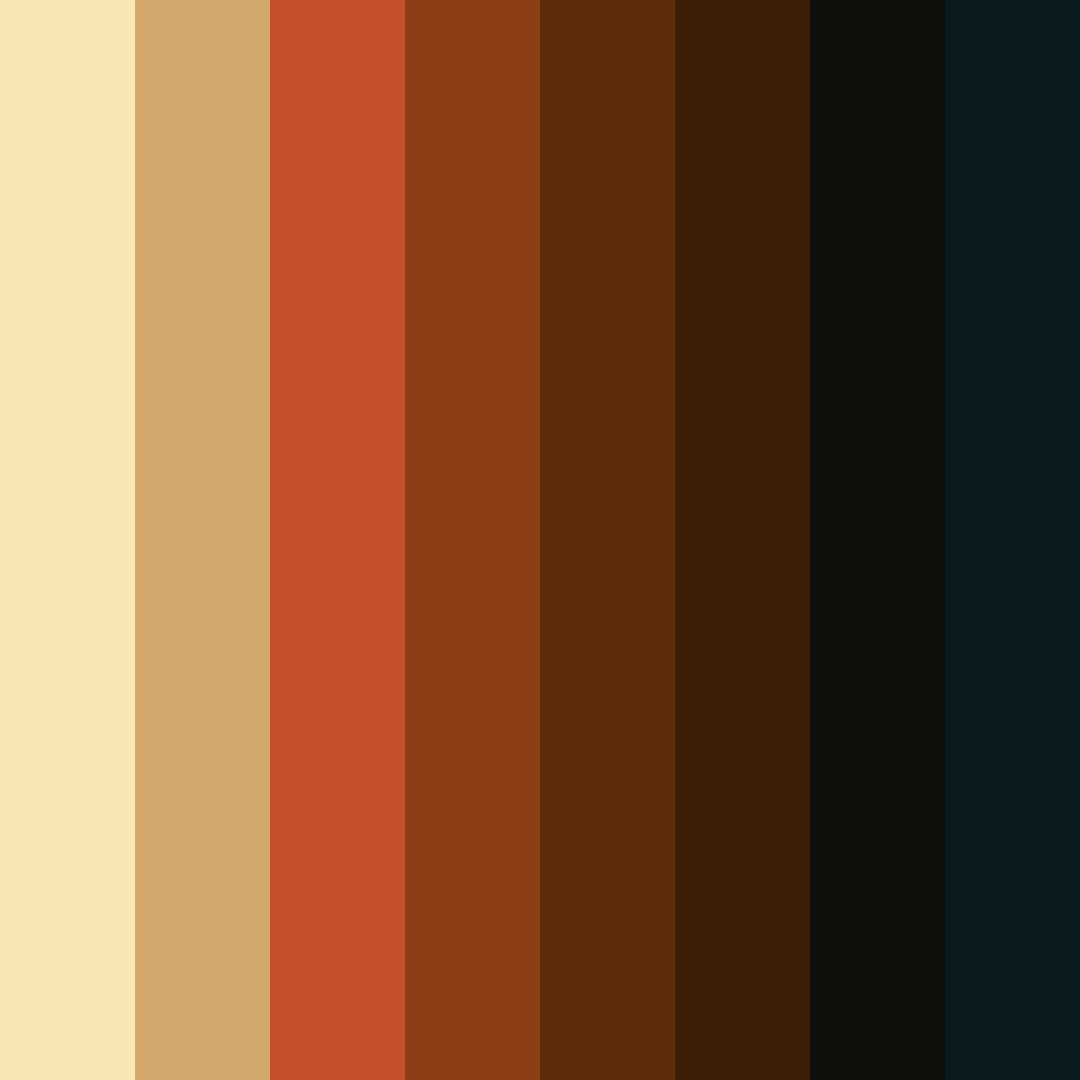 Download brown autumnforest color palette PNG image (square)