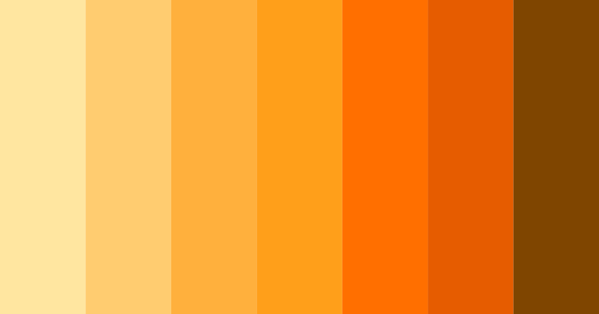 Download golden ember glow color palette PNG image (landscape)