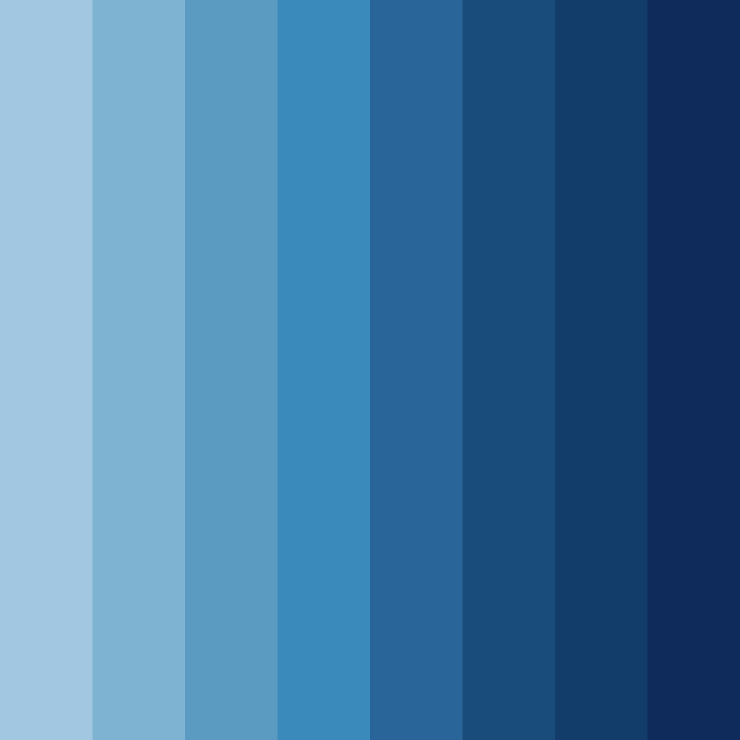 Download dark blue serenity color palette PNG image (square)
