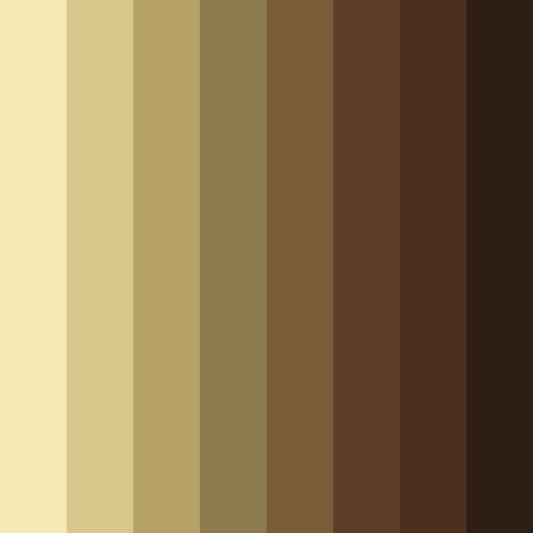 Download brown forest color palette PNG image (square)