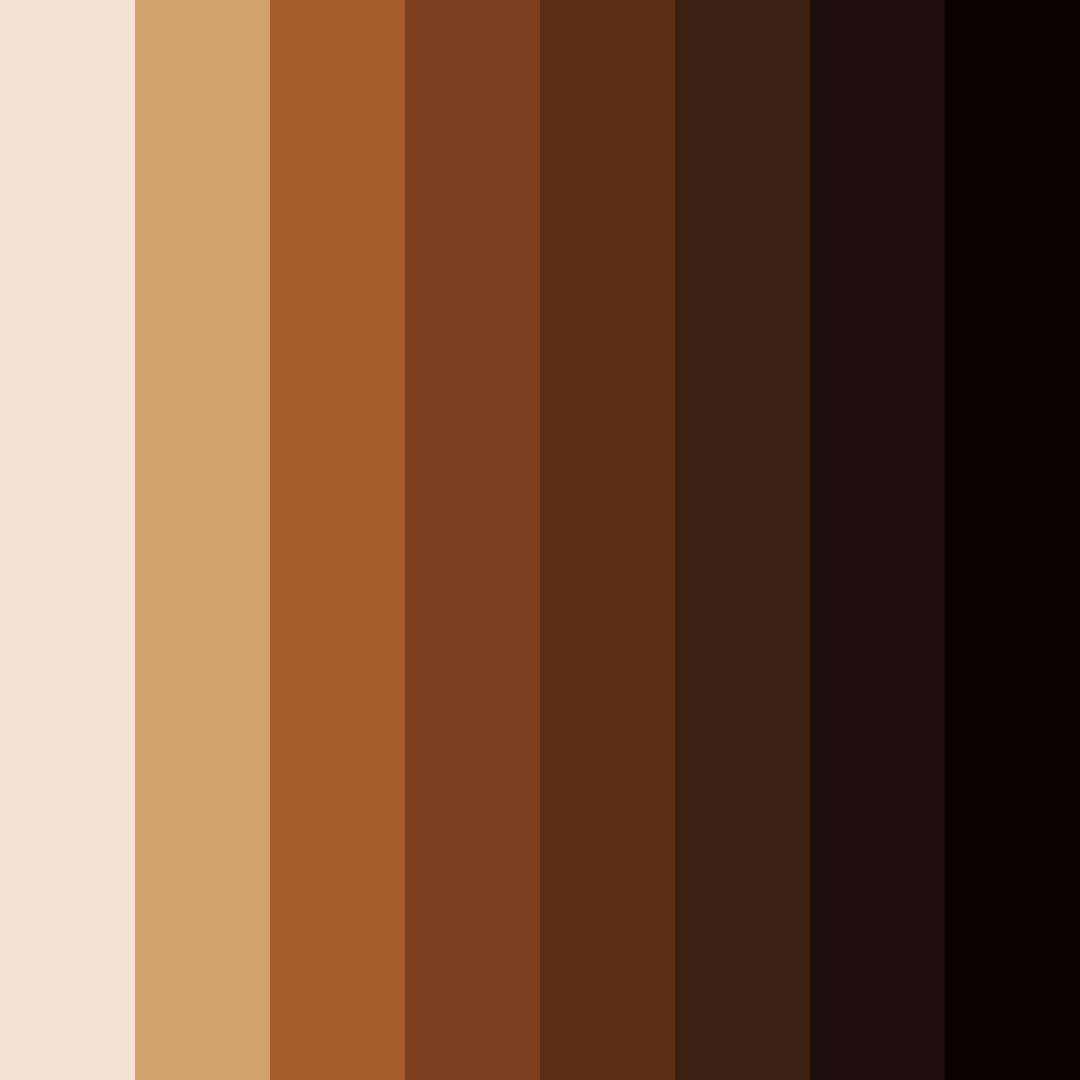 Download brown autumnforest color palette PNG image (square)