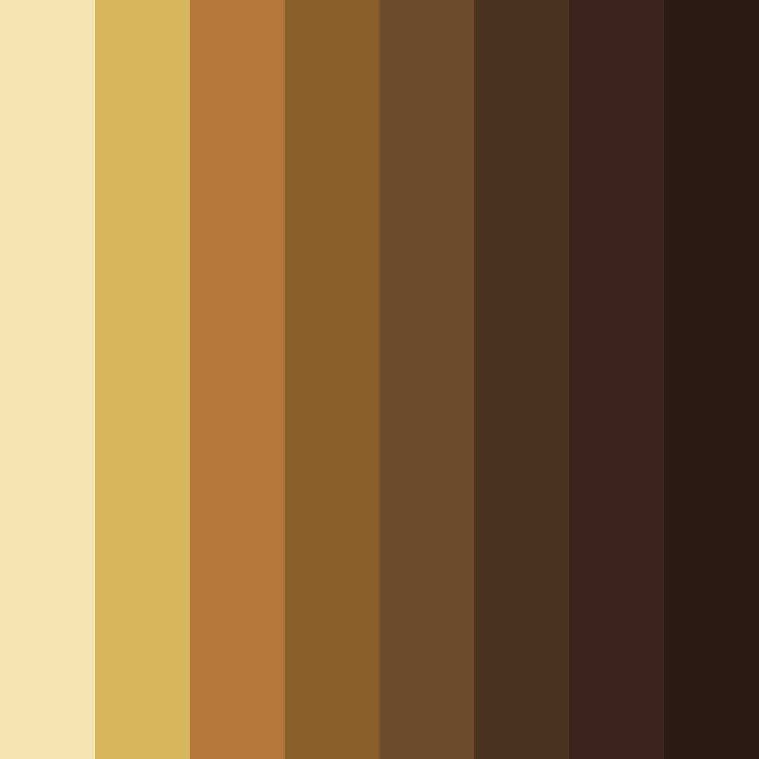 Download goldenwood embrace color palette PNG image (square)