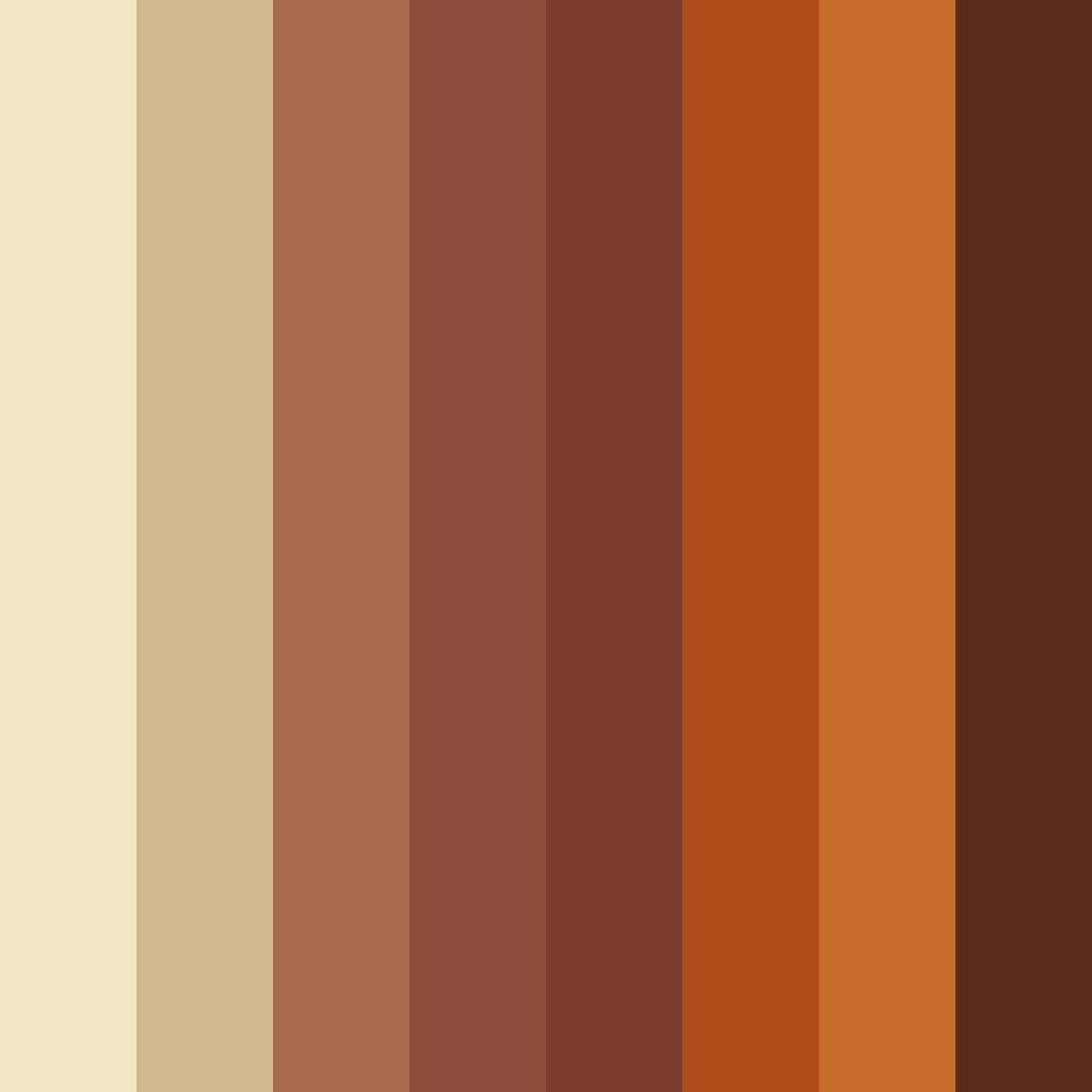 Download rustic harvest color palette PNG image (square)