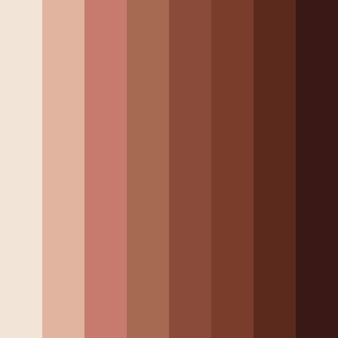 Download brown autumnforest color palette PNG image (square)