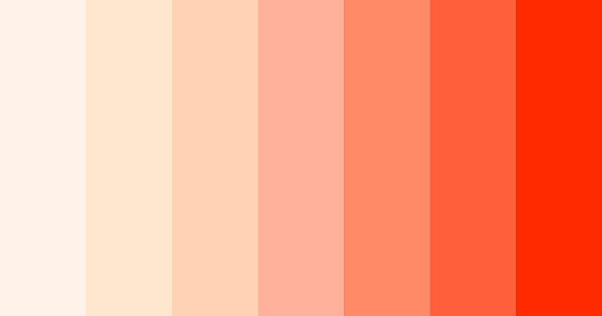 Download sunset sorbet color palette PNG image (landscape)