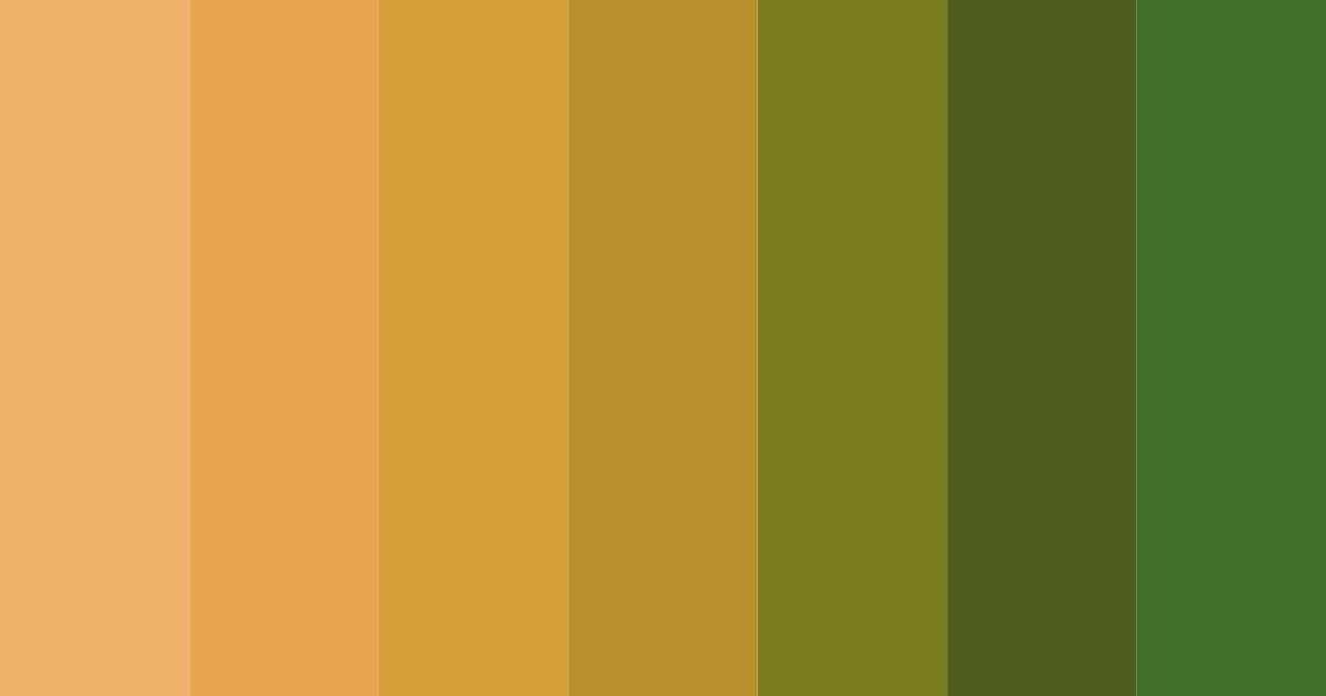 Download green sunset color palette PNG image (landscape)