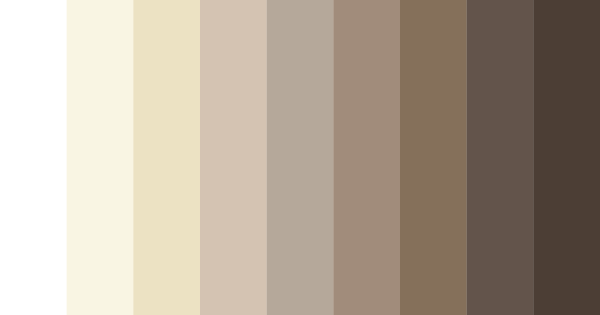 Download whispers of ivory color palette PNG image (landscape)