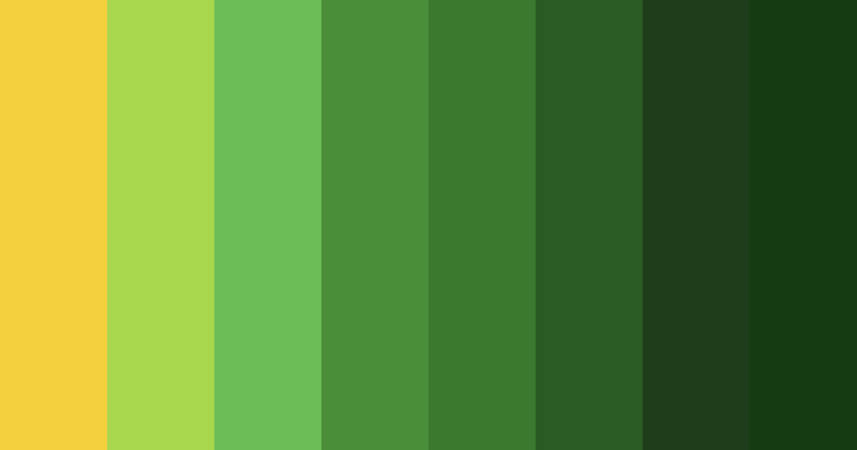 Download green autumnforest color palette PNG image (landscape)