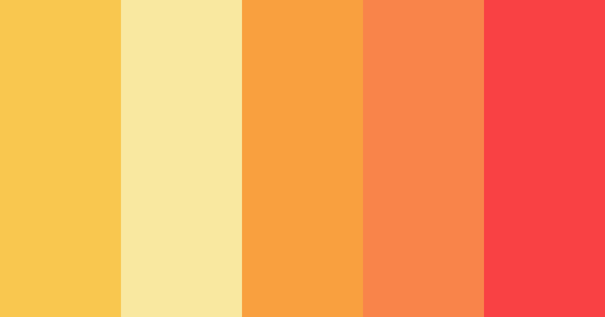 Download warm yellow color palette PNG image (landscape)