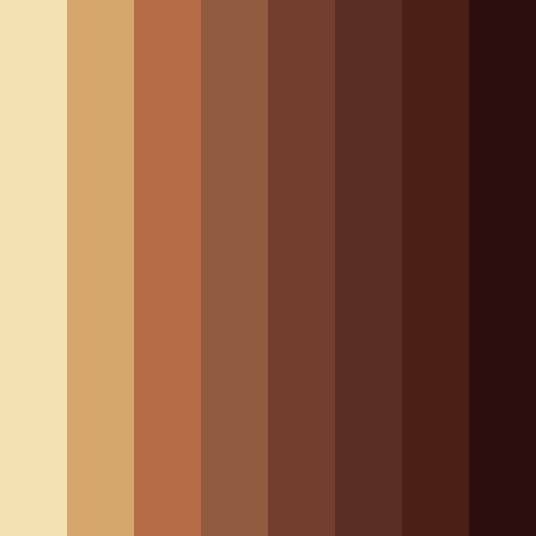 Download brown autumnforest color palette PNG image (square)