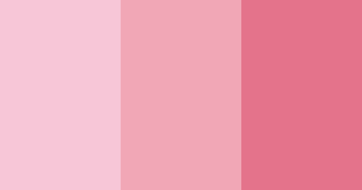 Download soft pink dream color palette PNG image (landscape)