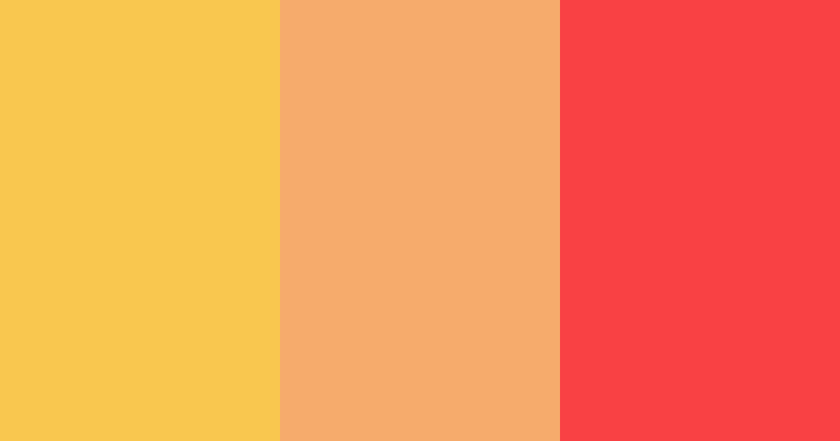 Download warm yellow orange color palette PNG image (landscape)