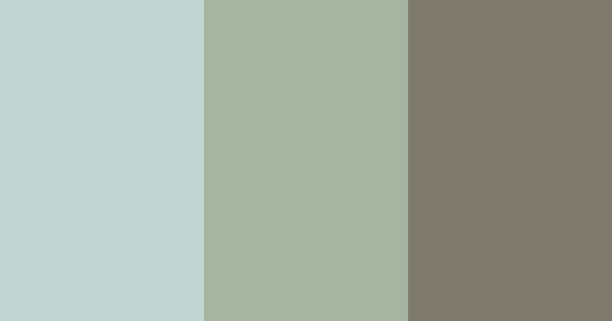 Download muted green color palette PNG image (landscape)