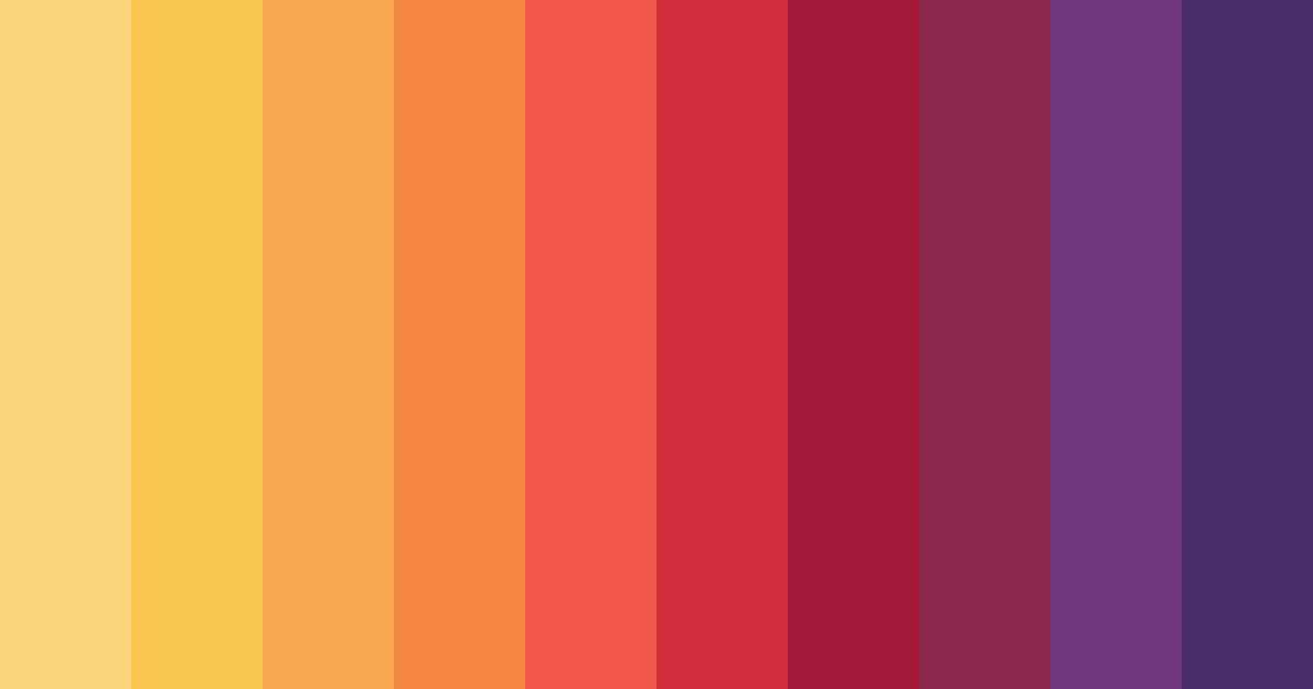 Download dawn's embrace color palette PNG image (landscape)