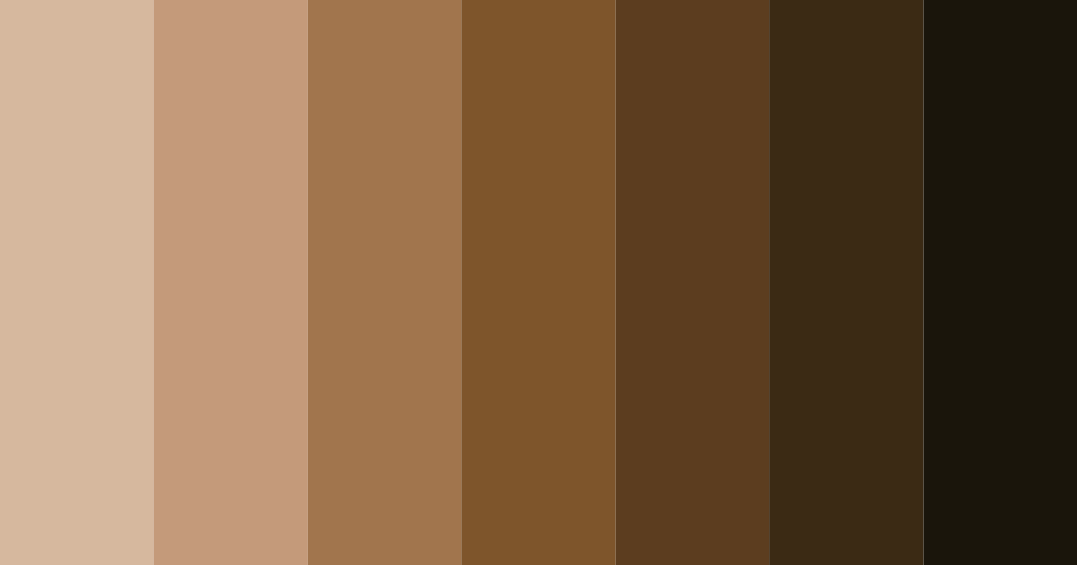 Download rich brown color palette PNG image (landscape)