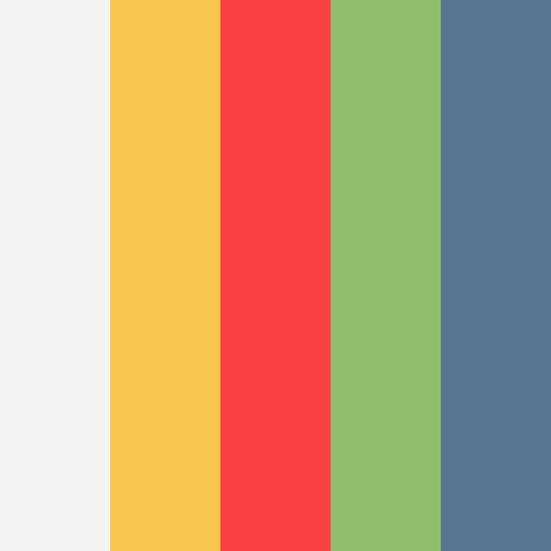 Download geometric harmony color palette PNG image (square)