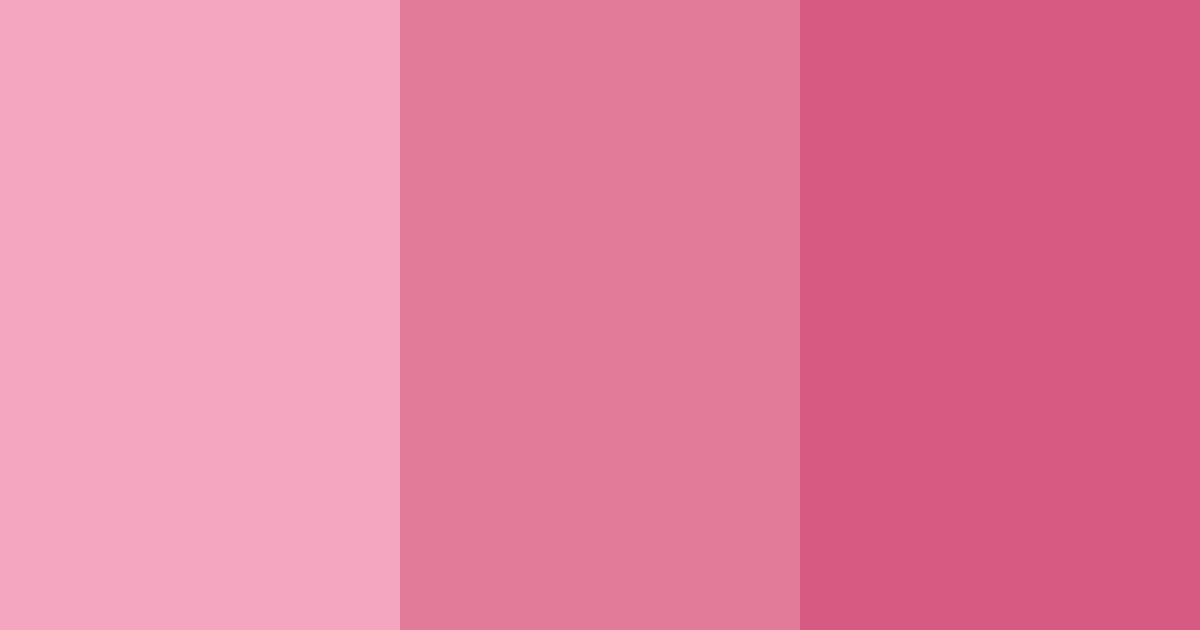 Download blushing blossoms color palette PNG image (landscape)