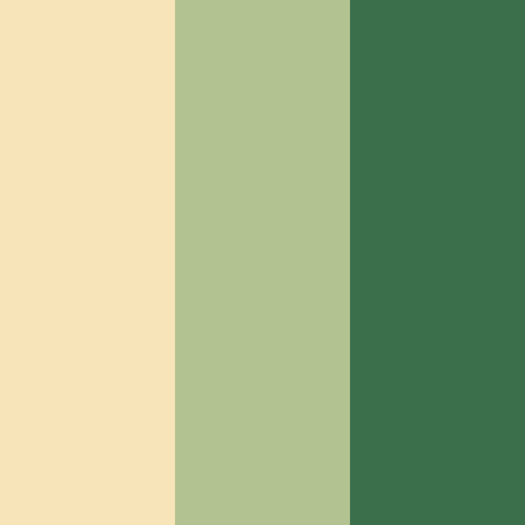 Download creamy green gold color palette PNG image (square)