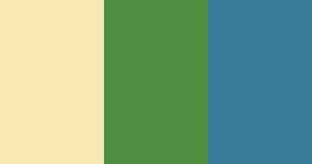 Download creamy green blue color palette PNG image (landscape)