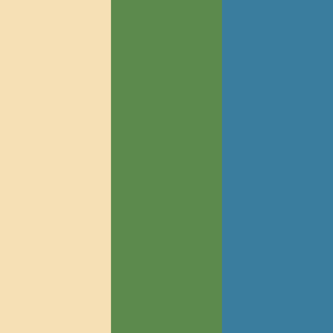 Download golden cream oasis color palette PNG image (square)