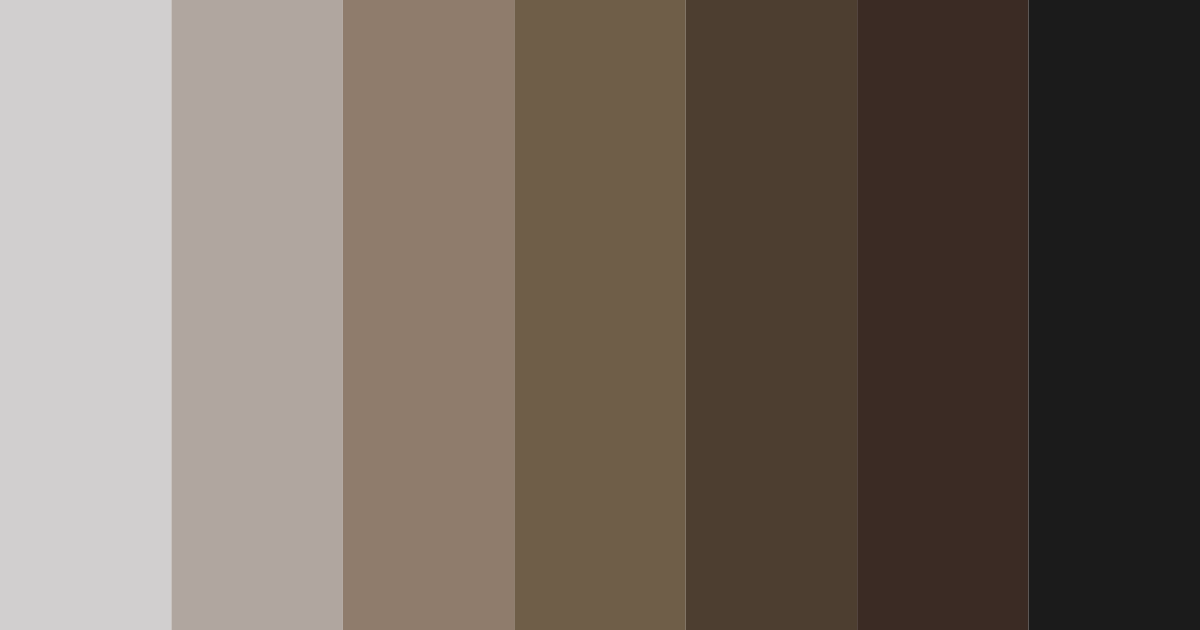Download dark brown wood color palette PNG image (landscape)