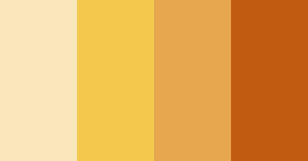 Download golden japan color palette PNG image (landscape)