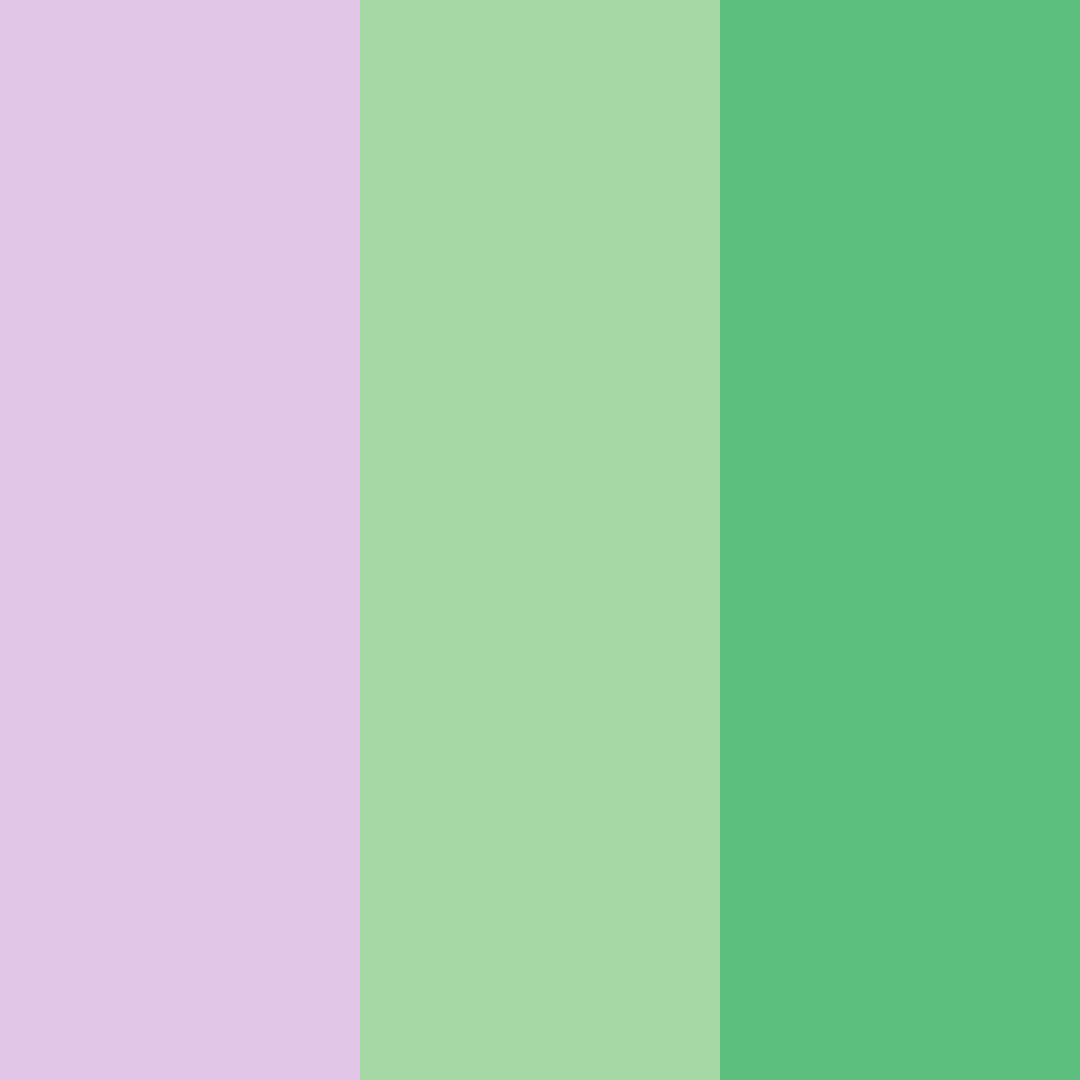 Download gentle purple green color palette PNG image (square)